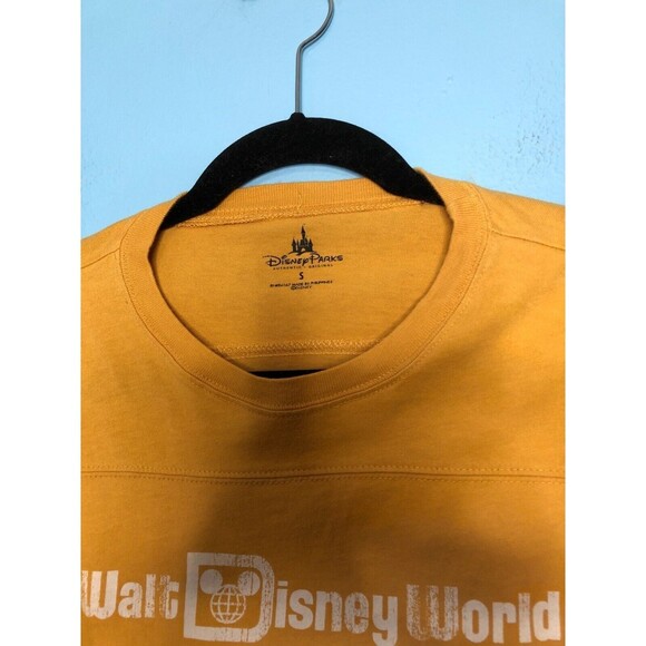 Disney T Shirt Men Small Yellow Mickey Mouse Disney World 40th Anniversary Retro - Picture 2 of 8